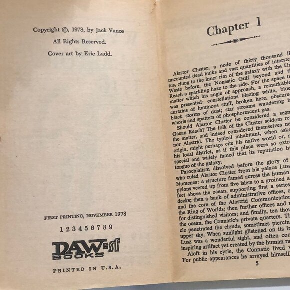 Lot 15 Vintage JACK VANCE Paperback Books Retro PB Readers Sci Fi Scifi - Picture 16 of 16